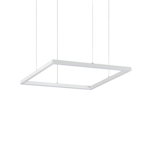 Decoratieve vierkante geïntegreerde hanglamp wit, 3000K, 33W