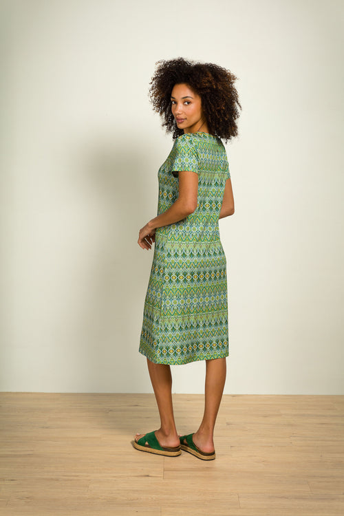 Pip Studio - Daniela Nightgown Short sleeve Women - Ashanti - Green - XS