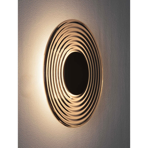 Nova Luce NOUS Geïntegreerde LED-wandlamp, zwart nikkel, rookkleurige LED 8W 72lm 3000K