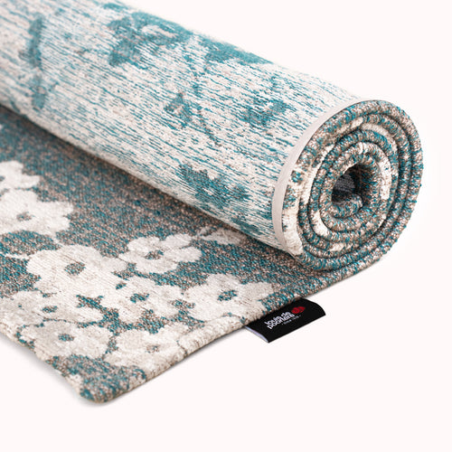 Louis De Poortere vloerkleed Lake Blue - blauw - 80x150cm - vtwonen shop