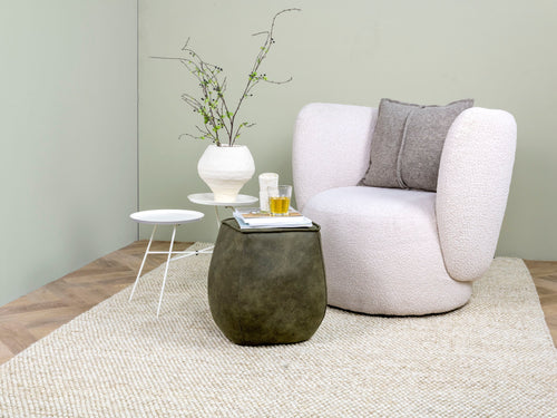 Vloerkleed MOMO Rugs Bubbles Beige 200 cm rond