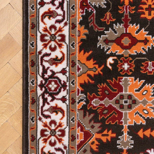 Interieur05 vintage vloerkleed Funda - creme/oranje - 160 x 230 cm