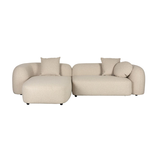 Housecraft Living Perry 3-Zitsbank Chaise Longue Links Beige