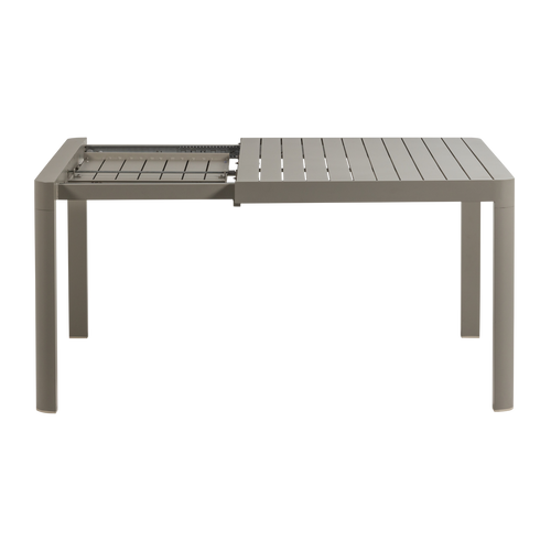 WOOOD tuintafel uitschuifbaar Ovara - Aluminium - Zand - 76x150x150