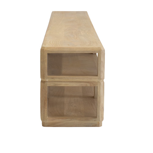 Giga Meubel Tv-meubel Eline - Mangohout - Naturel - 200x35x45cm - vtwonen shop