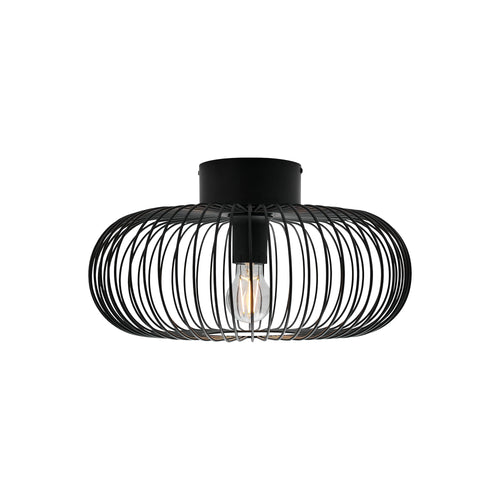 Nordlux Beroni | Plafondlamp | E27 Fitting | Zwart - vtwonen shop