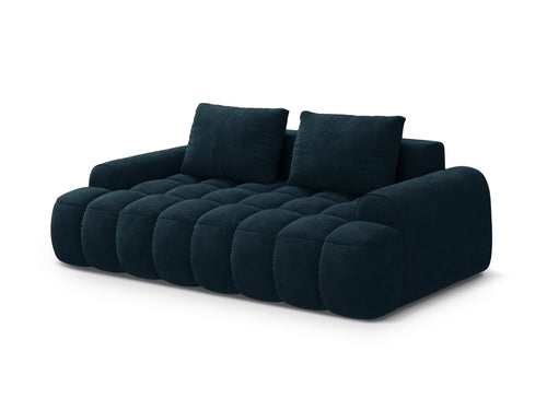 Cosmopolitan Design Bank Linz 3-zits, flueel diepe olie - 100x200x84cm