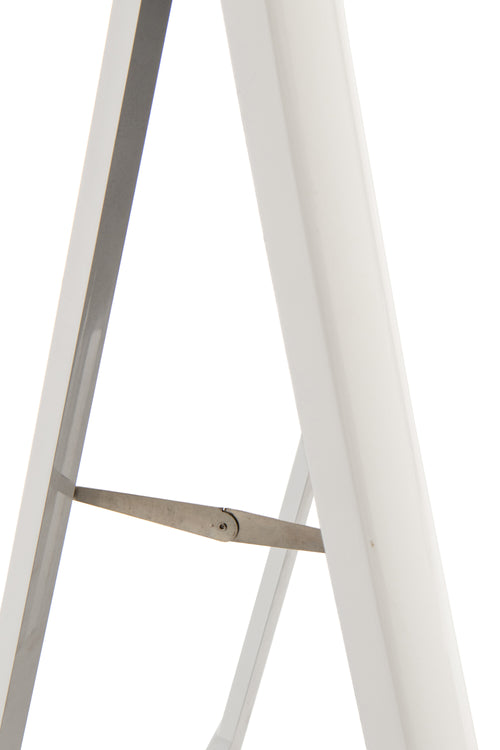 J-Line spiegel Rechthoek - polyresin - hout - wit