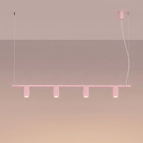 Sollux Lighting Kroonluchter RAYO 4 roze - 122x6x208cm