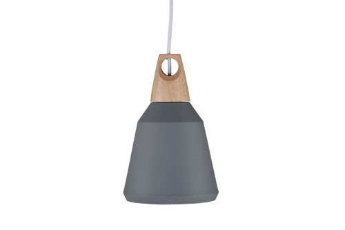 Rebellenclub Hanglamp Lion - grijs - Ø 16 cm