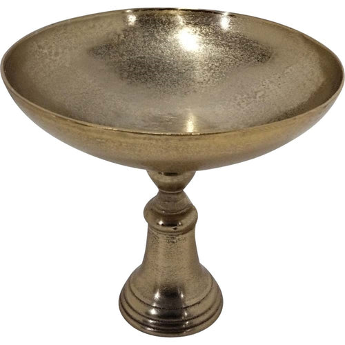 Lesli Living schaal Brush - goud - Ø41x30cm