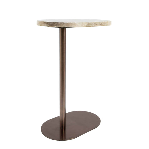 Light & Living bijzettafel Revix - grijs - 40.5x26x55cm