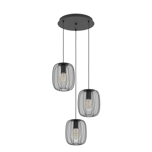 EGLO hanglamp Derwen - zwart