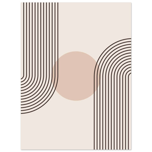 Artfulprints  Boho – Retro wave   poster 30x40 cm - vtwonen shop