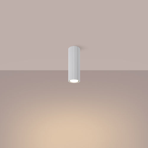 Sollux Lighting Plafondlamp KARBON 20 wit - 6,5x6,5x20cm