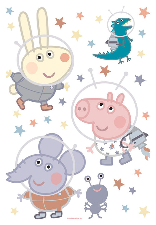 Sanders & Sanders muursticker Peppa Pig multicolor - 65 x 42.5 cm - 601350