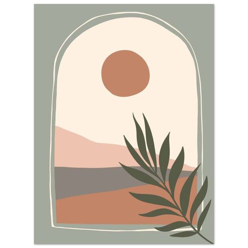 Artfulprints  Boho – Evening light   poster 30x40 cm - vtwonen shop