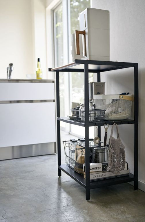Yamazaki Opbergrek - 3 niveaus - Tower - Zwart