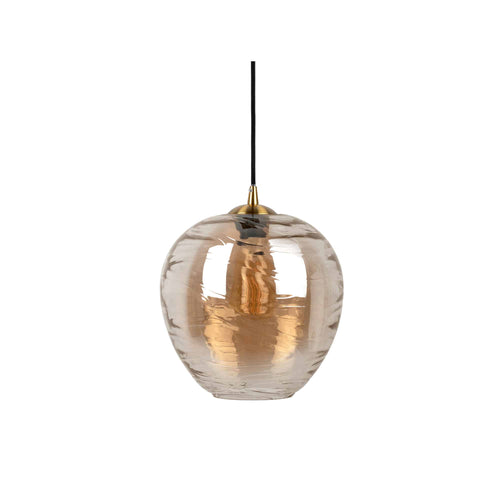 Leitmotiv hanglamp Glamour Globe - bruin - Ø25cm - vtwonen shop
