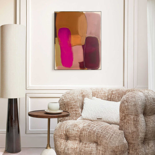 Reinders schilderij Roze compositie - 40x50cm