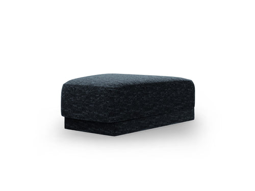 Micadoni Poef Miley chenille, koningsblauw - 79x88x40cm
