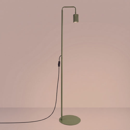 Sollux Lighting Vloerlamp RAYO 1 olijfgroen - 30x30x160cm