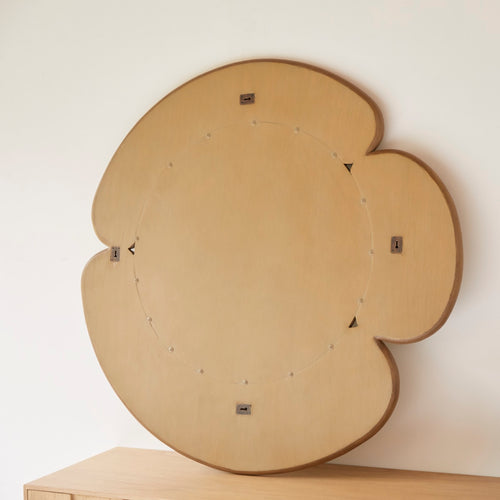 Tikamoon Spiegel in licht mindihout 110 x 110 cm - Naturel - vtwonen shop