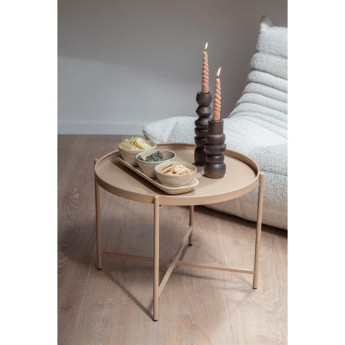 Leitmotiv salontafel Meseta - bruin - 50x50x38.5cm