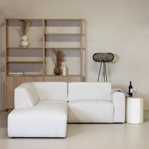 Giga Meubel Hoekbank Parijs - 2,5-Zits - Links - Beige