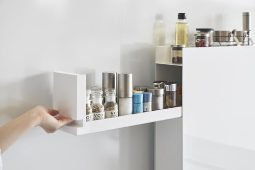 Yamazaki Kruiden- en Olierek Uitschuifbaar - 2 niveaus - Tower - Wit