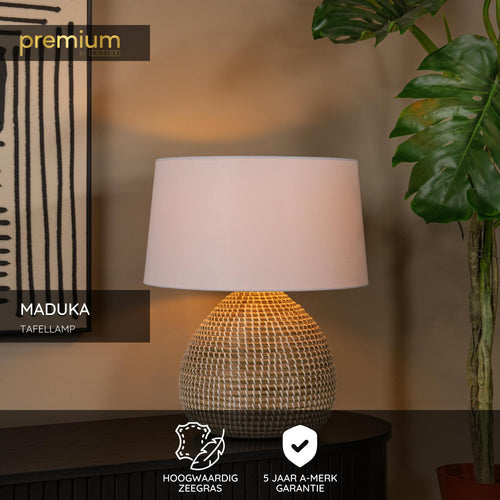 Lucide tafellamp MADUKA - 1xE27 - Naturel