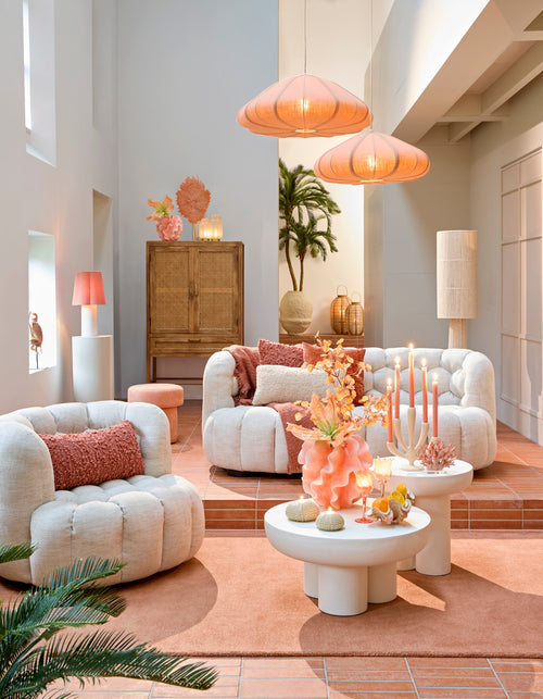 Light & Living hanglamp CESANO - Ø50x20cm - roze - vtwonen shop