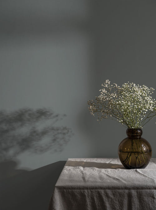 Duro Wallpaper behang effen blauw grijs - 53 cm x 10.05 m - 662231 - vtwonen shop