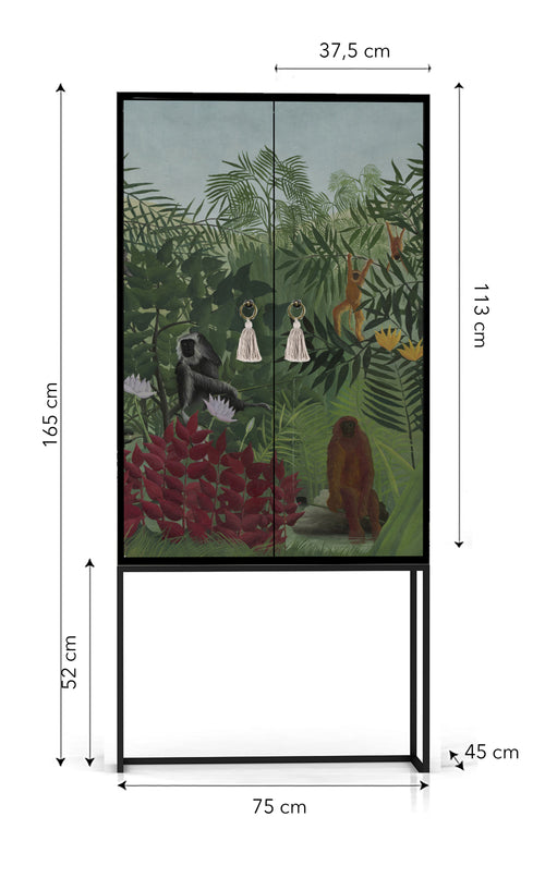 Kast dressoir met 2 deuren van MDF met wild patroon - vtwonen shop