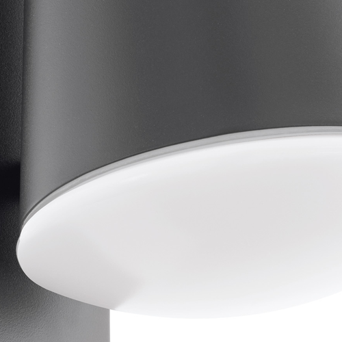 EGLO wandlamp buiten Caldiero - sensor - e27 - 24 cm - antraciet/wit