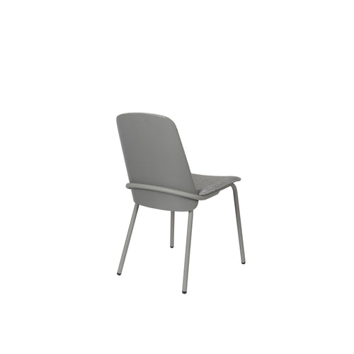 Zuiver Clip Eetkamerstoelen  Grijs - Set van 2