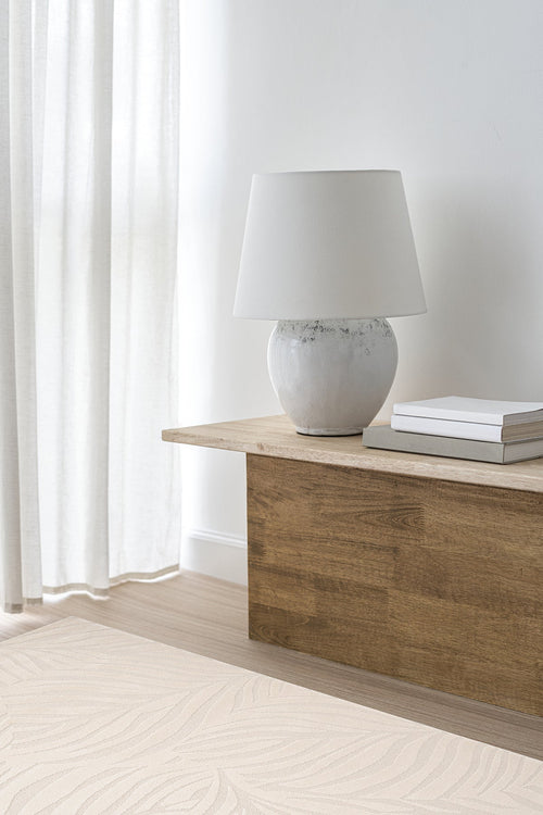 AFK Living vloerkleed Alize - reliëfeffect - wit - 200 x 290 cm - vtwonen shop