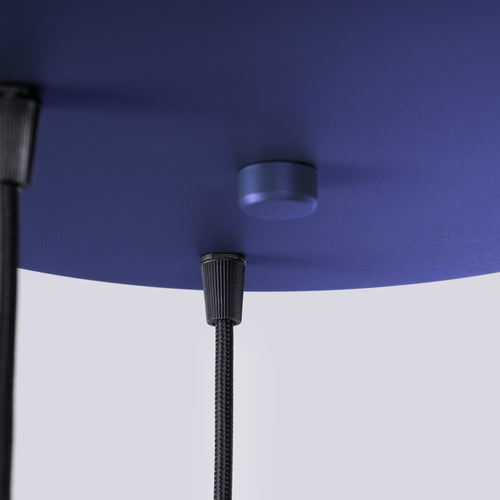 Sollux Lighting Hanglamp HALO 3P ultramarijn - 25x25x125cm