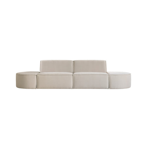 Tikamoon Modulaire bank in beige stof, 2-zit - Beige