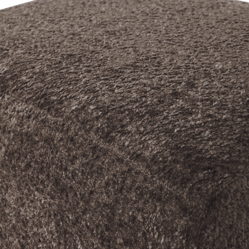 WOOOD poef Mojo Base - Wollig - Bruin - 45x84x64