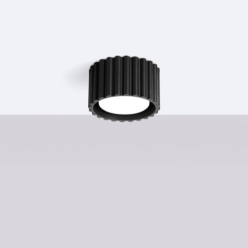 Sollux Lighting Plafondlamp AURA 1 zwart Gx53 - 10x10x10cm