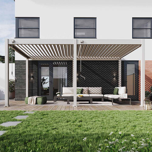 Garden Impressions Pergola bioclimatic tuinpaviljoen 300x530xH255 cm - zand