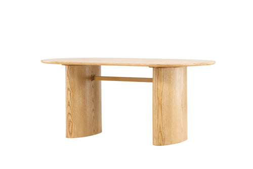 Rebellenclub Eetkamertafel Bygstad - 180 x 75 cm - Naturel - vtwonen shop