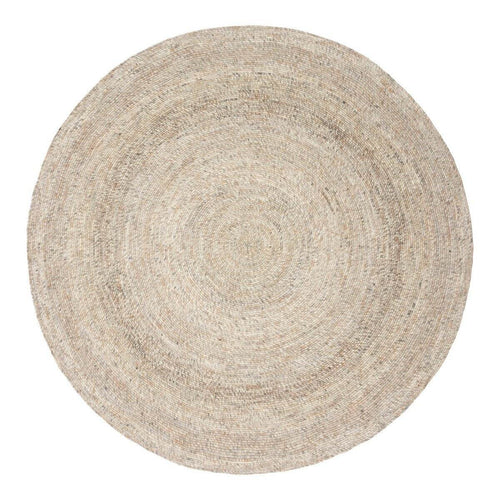 Interieur05 Rond wollen vloerkleed Gapo Grijs/Bruin Gemeleerd - 180 x 180 cm - vtwonen shop