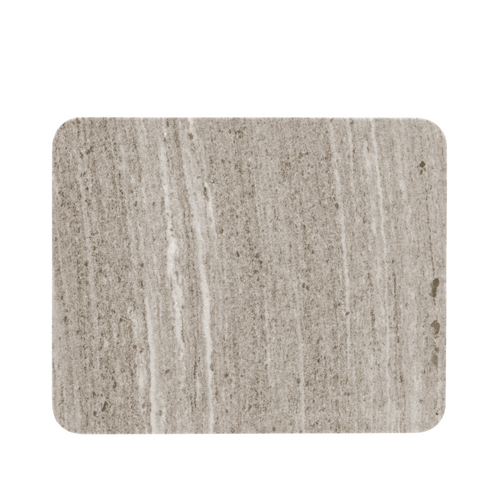 HYPPOLITE Bijzettafel van marmer - Beige - 31x38x46 cm