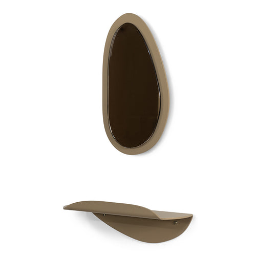 Spinder x Eva van de Ven spiegel Pipa Top - Champagne - vtwonen shop