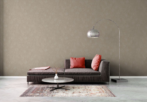 Livingwalls behang effen crème en champagne beige - 53 cm x 10.05 m - AS-389699