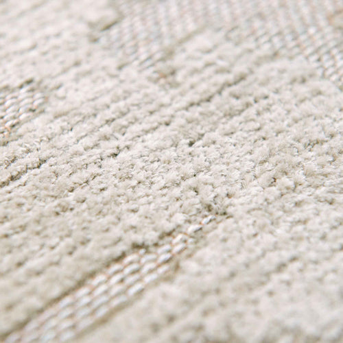 Louis De Poortere binnen & buiten machinewasbaar vloerkleed Structures Baobab van 70% gerecycled PET - beige - 170x235cm