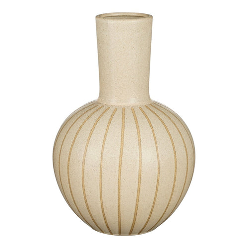 Mica Decorations Holm Vaas - H42 x Ø28 cm - Keramiek - Crème