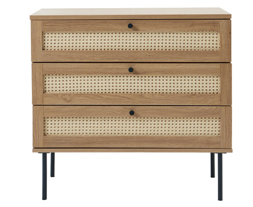Rebellenclub Dressoir Berley - Eiken met Rattan - vtwonen shop